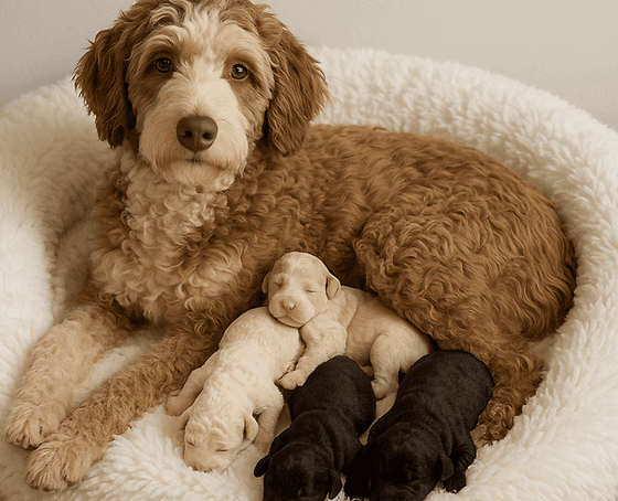 Bernedoodles raised by Pampered Pupps